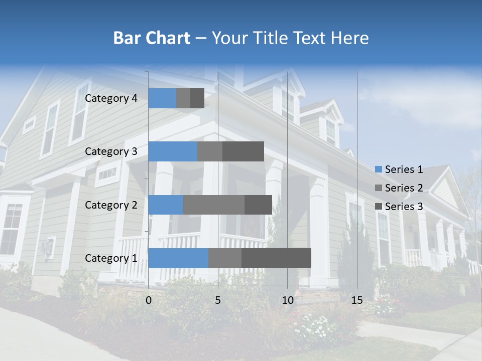 Construction Neighbors Cottage PowerPoint Template