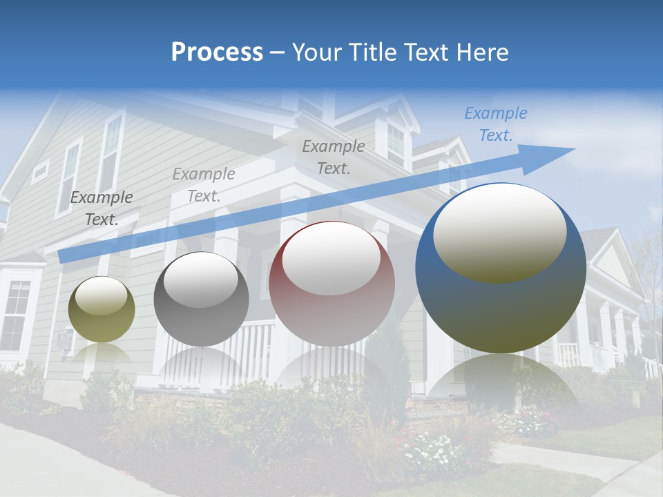 Construction Neighbors Cottage PowerPoint Template