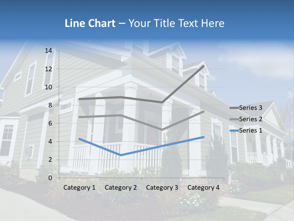 Construction Neighbors Cottage PowerPoint Template