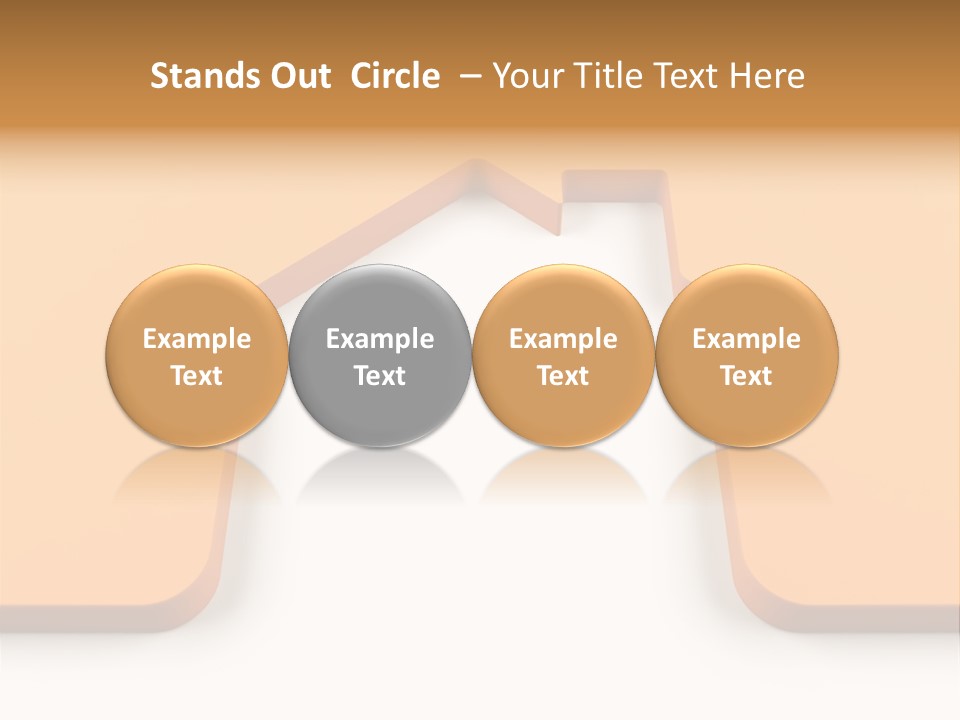 Luxury Entrance Mansion PowerPoint Template