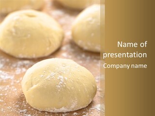 Raw Bread Mediterranean Cuisine PowerPoint Template