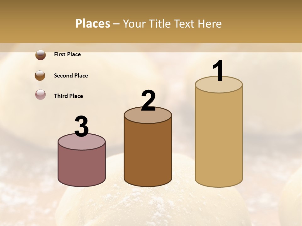 Raw Bread Mediterranean Cuisine PowerPoint Template