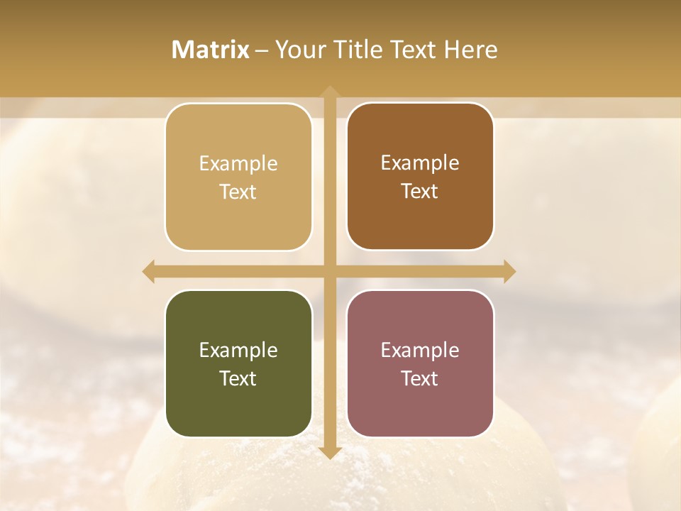 Raw Bread Mediterranean Cuisine PowerPoint Template