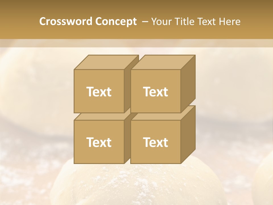 Raw Bread Mediterranean Cuisine PowerPoint Template