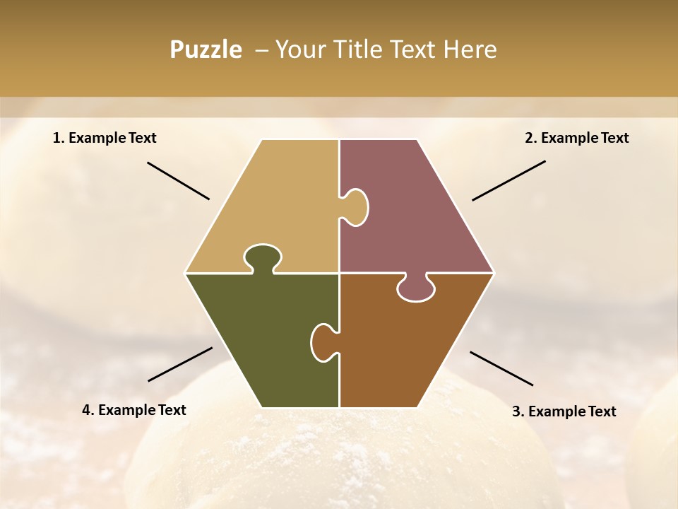 Raw Bread Mediterranean Cuisine PowerPoint Template