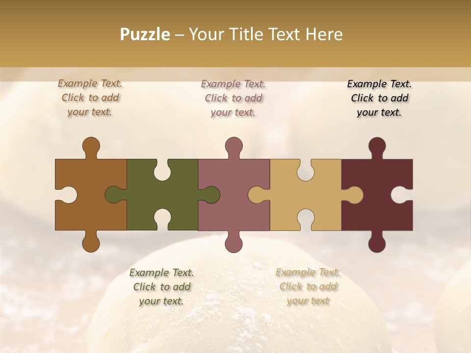 Raw Bread Mediterranean Cuisine PowerPoint Template