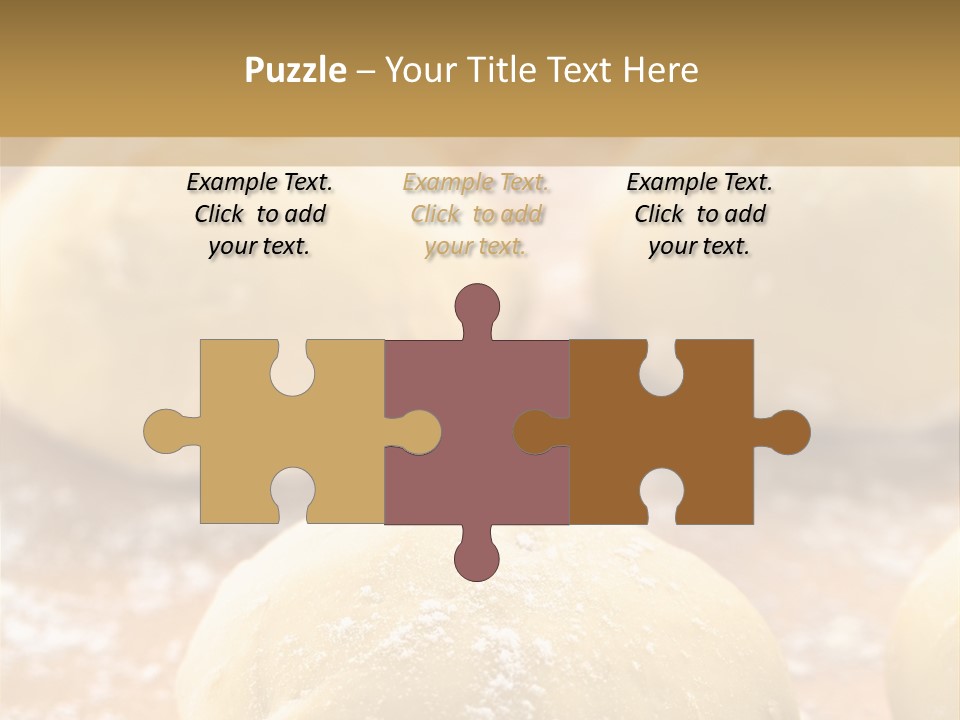 Raw Bread Mediterranean Cuisine PowerPoint Template