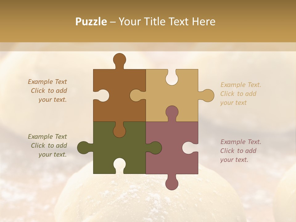 Raw Bread Mediterranean Cuisine PowerPoint Template