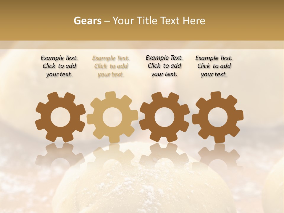 Raw Bread Mediterranean Cuisine PowerPoint Template