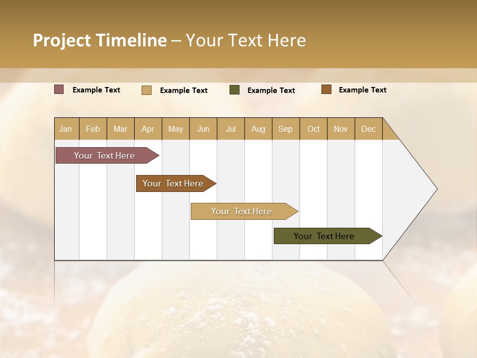 Raw Bread Mediterranean Cuisine PowerPoint Template