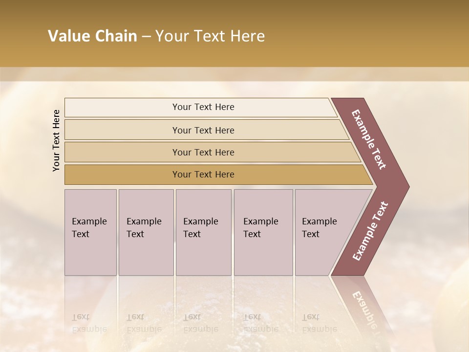 Raw Bread Mediterranean Cuisine PowerPoint Template