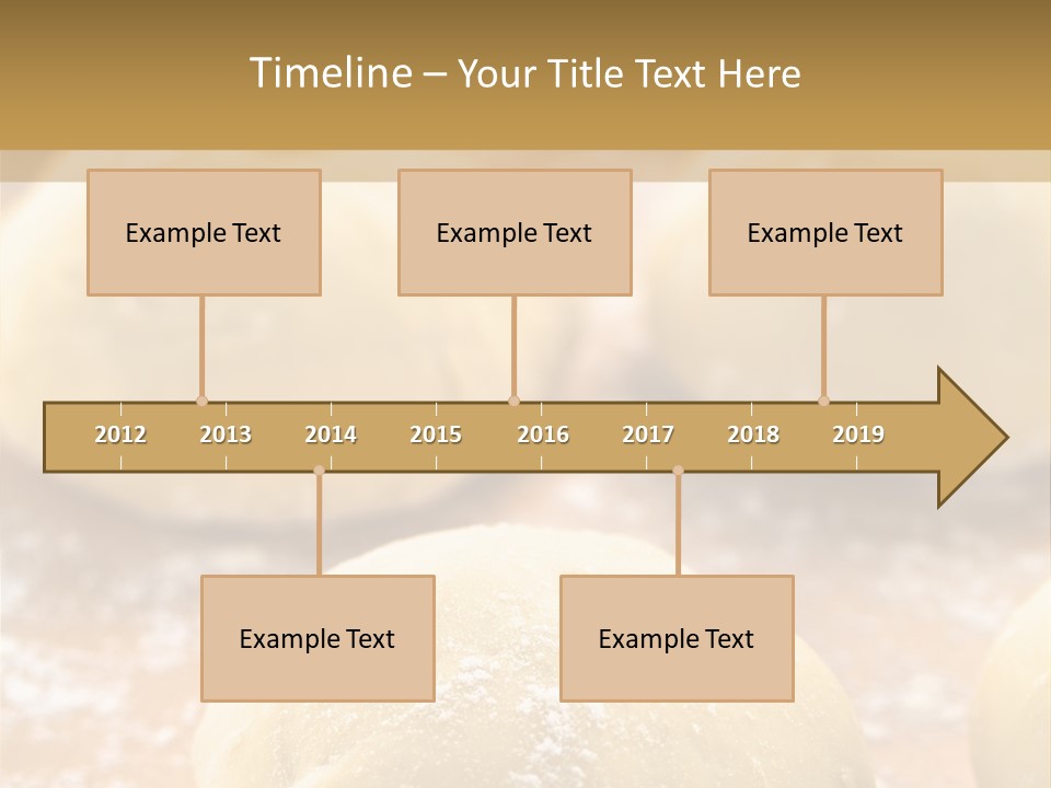 Raw Bread Mediterranean Cuisine PowerPoint Template