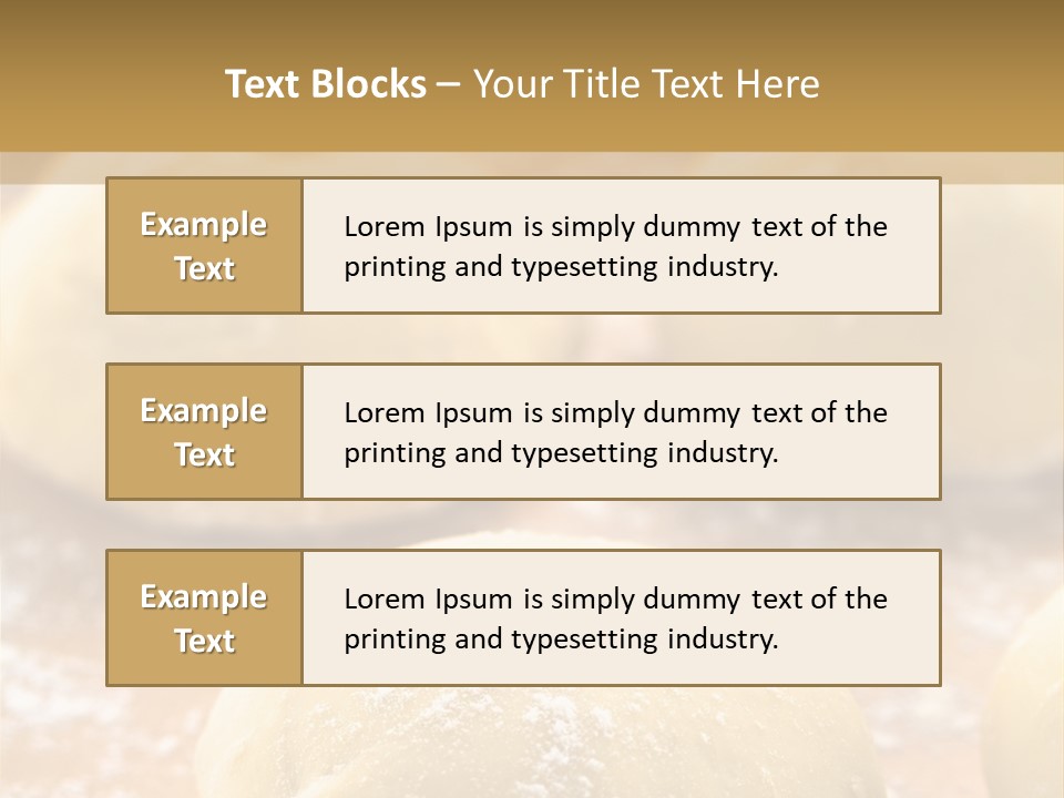 Raw Bread Mediterranean Cuisine PowerPoint Template