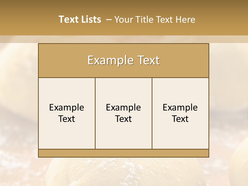 Raw Bread Mediterranean Cuisine PowerPoint Template