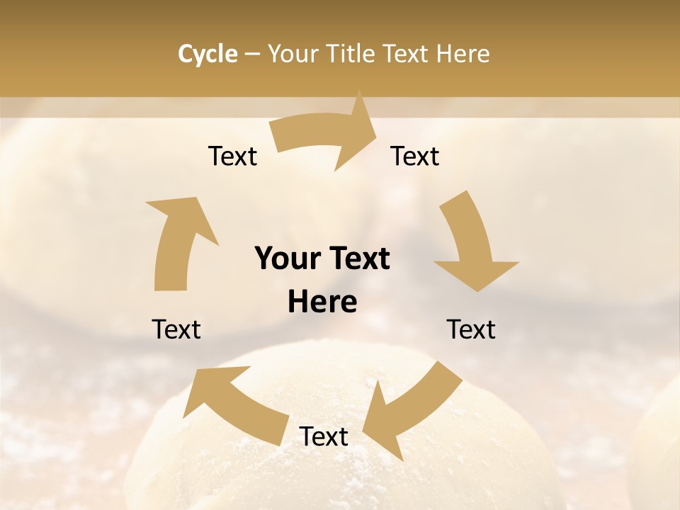 Raw Bread Mediterranean Cuisine PowerPoint Template