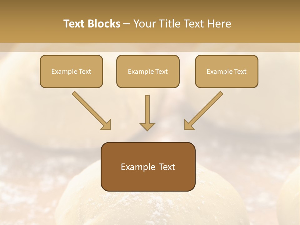 Raw Bread Mediterranean Cuisine PowerPoint Template