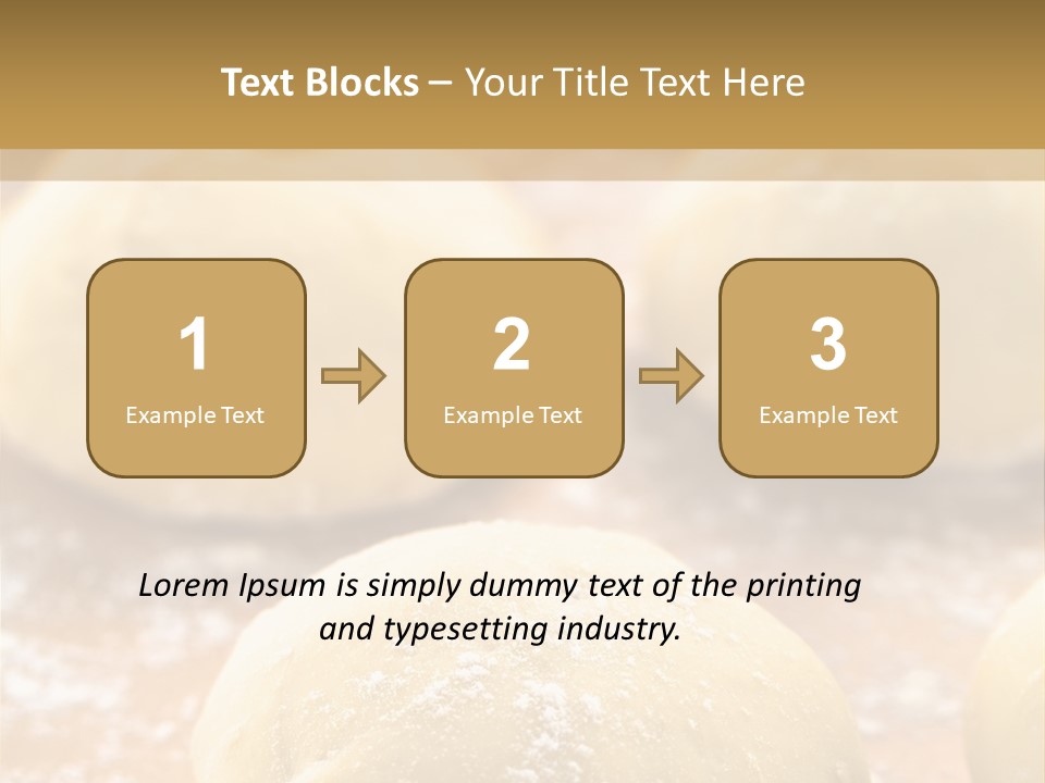 Raw Bread Mediterranean Cuisine PowerPoint Template