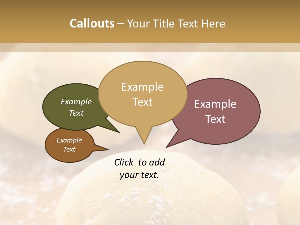 Raw Bread Mediterranean Cuisine PowerPoint Template