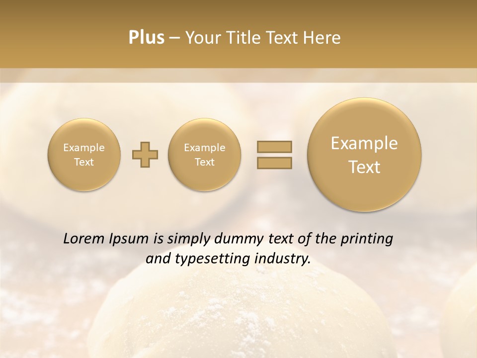 Raw Bread Mediterranean Cuisine PowerPoint Template