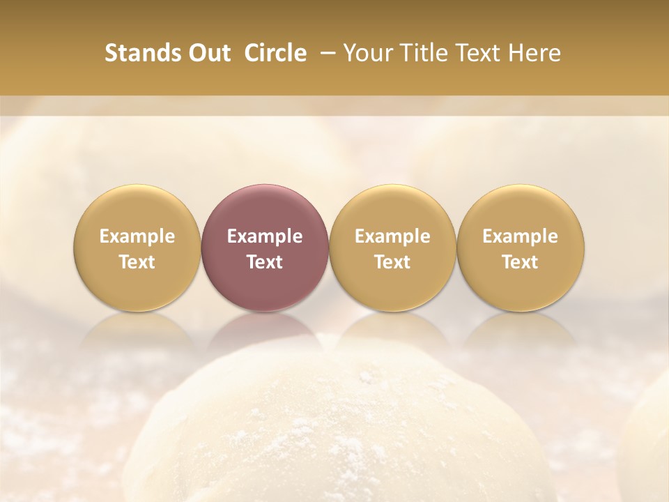 Raw Bread Mediterranean Cuisine PowerPoint Template