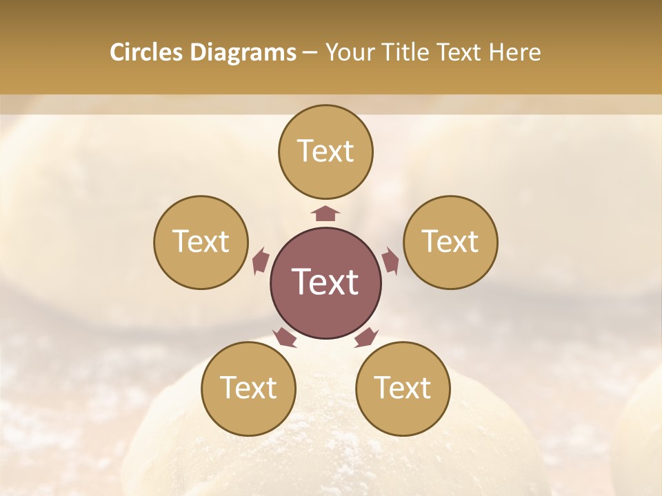 Raw Bread Mediterranean Cuisine PowerPoint Template