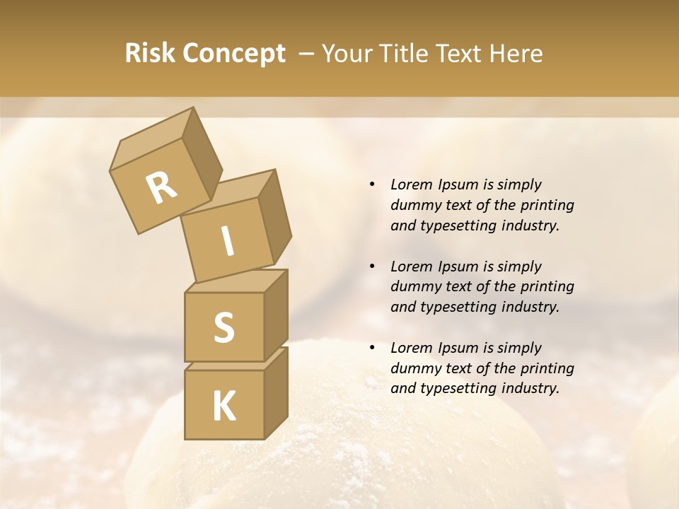 Raw Bread Mediterranean Cuisine PowerPoint Template