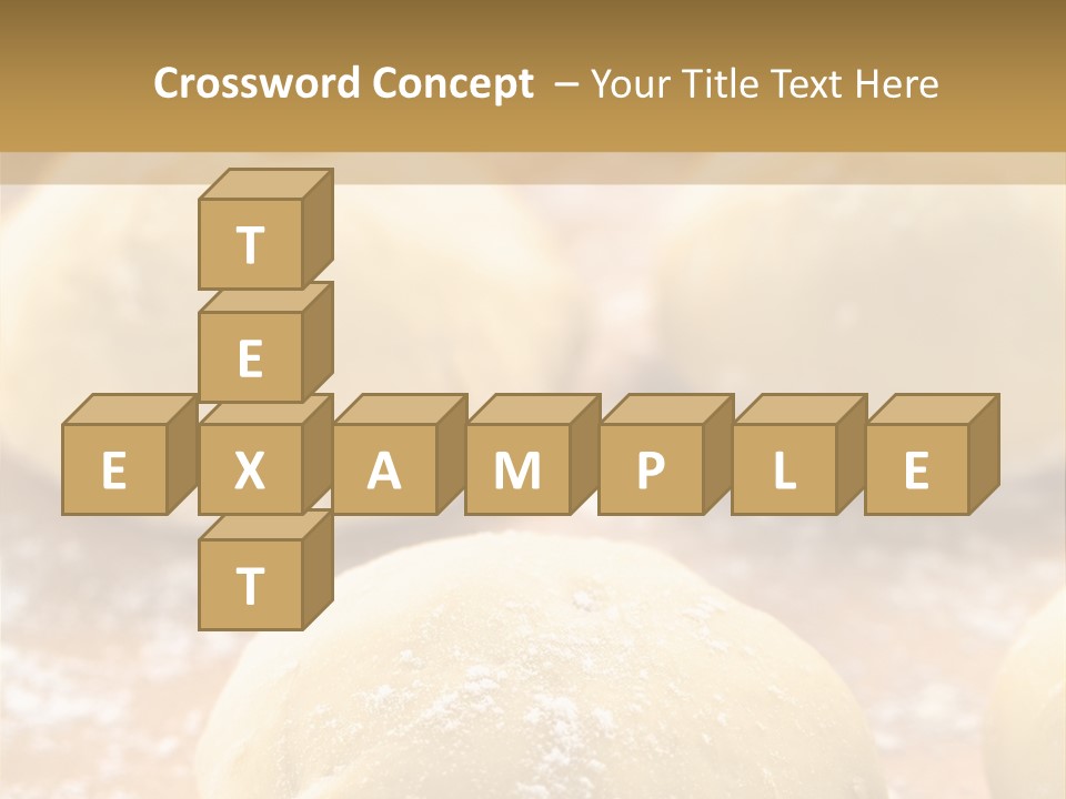 Raw Bread Mediterranean Cuisine PowerPoint Template