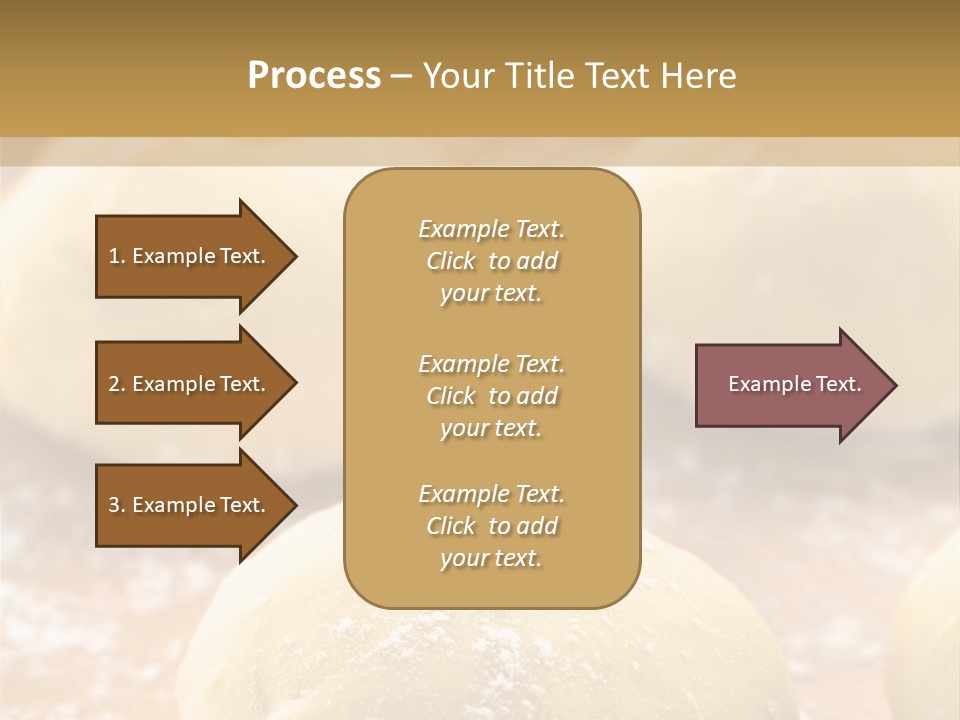 Raw Bread Mediterranean Cuisine PowerPoint Template