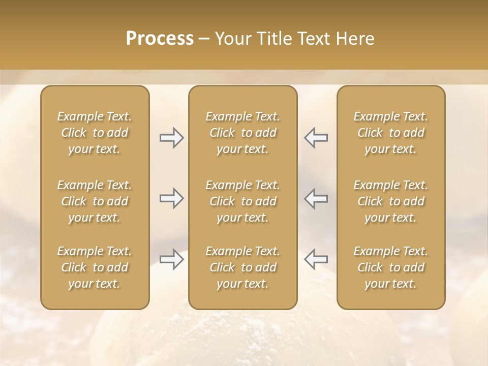 Raw Bread Mediterranean Cuisine PowerPoint Template