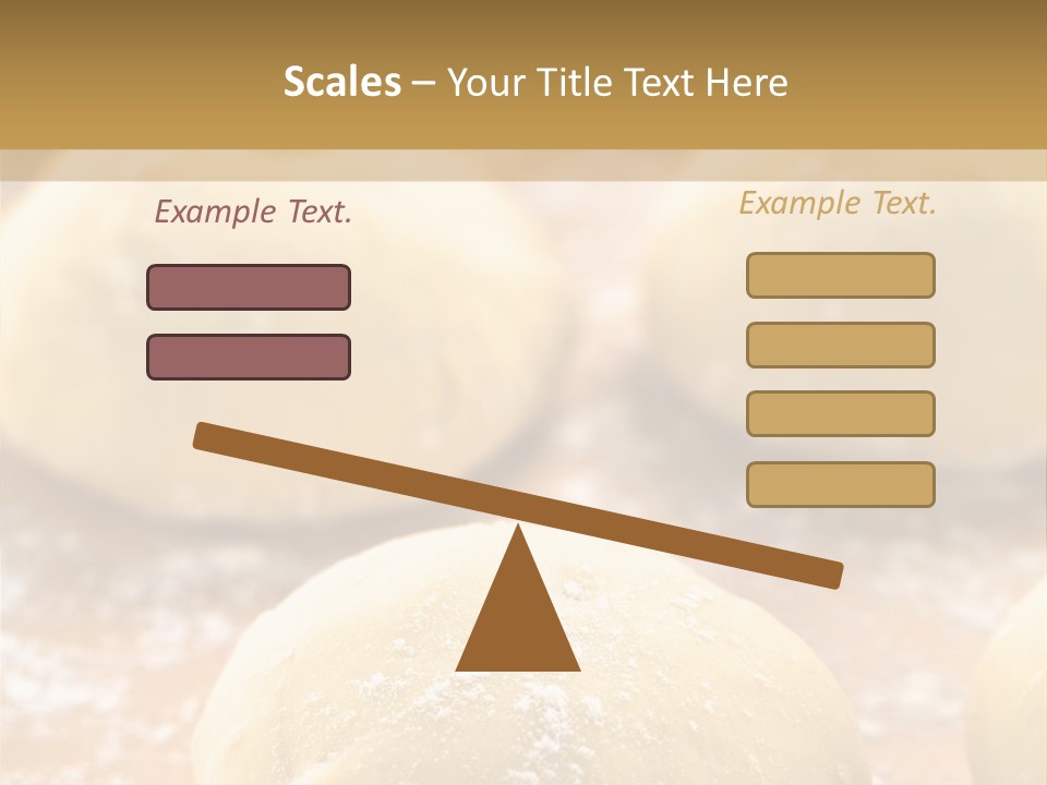 Raw Bread Mediterranean Cuisine PowerPoint Template