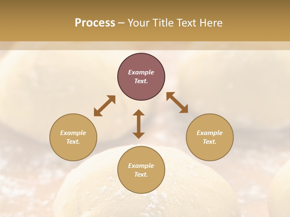 Raw Bread Mediterranean Cuisine PowerPoint Template