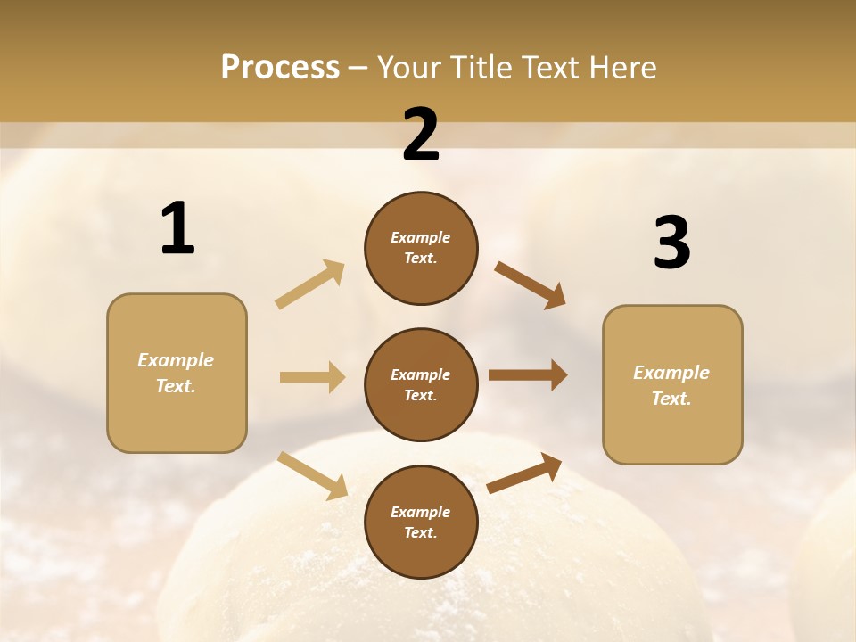 Raw Bread Mediterranean Cuisine PowerPoint Template