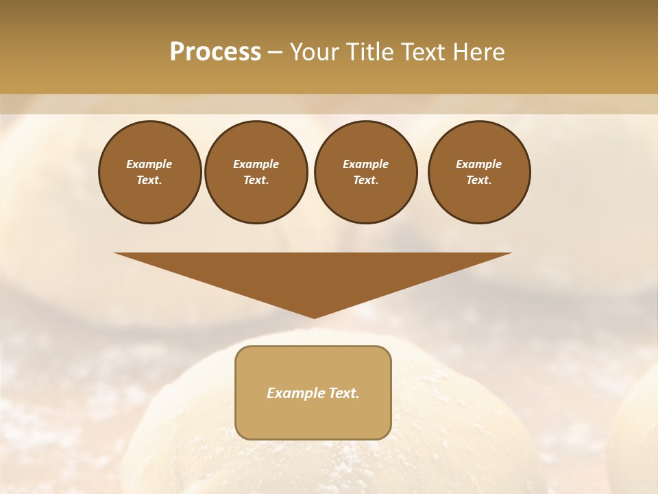 Raw Bread Mediterranean Cuisine PowerPoint Template