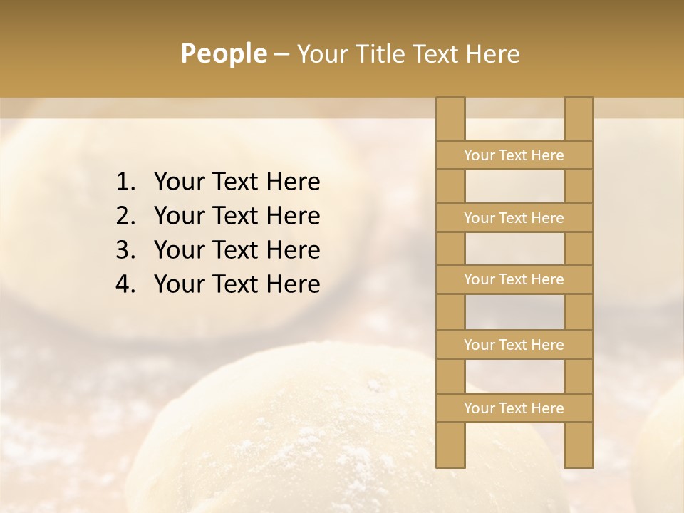 Raw Bread Mediterranean Cuisine PowerPoint Template