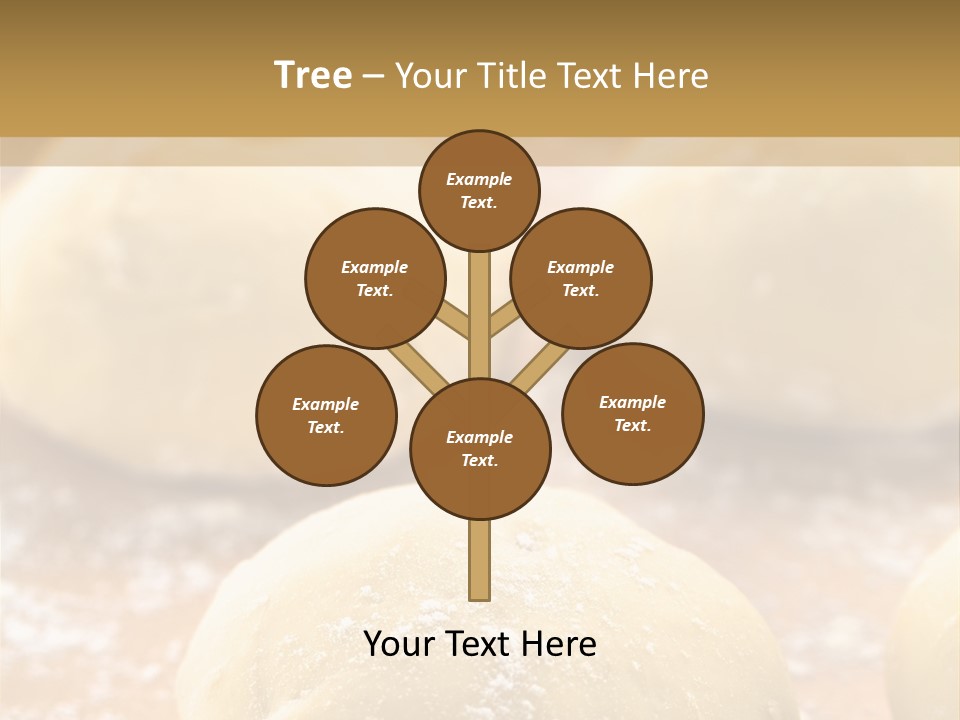 Raw Bread Mediterranean Cuisine PowerPoint Template