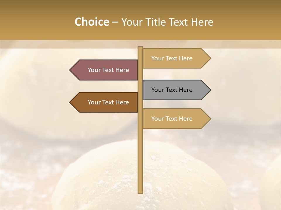 Raw Bread Mediterranean Cuisine PowerPoint Template