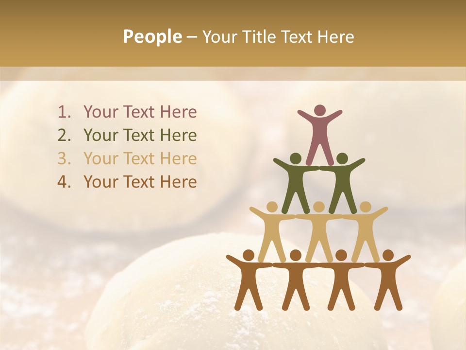 Raw Bread Mediterranean Cuisine PowerPoint Template