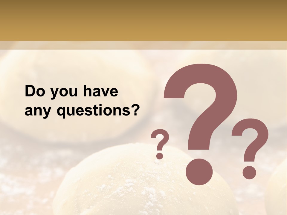 Raw Bread Mediterranean Cuisine PowerPoint Template