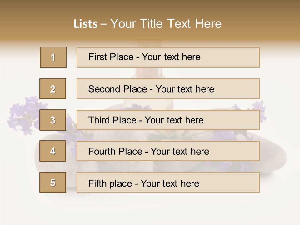 Closeup Beauty Object PowerPoint Template
