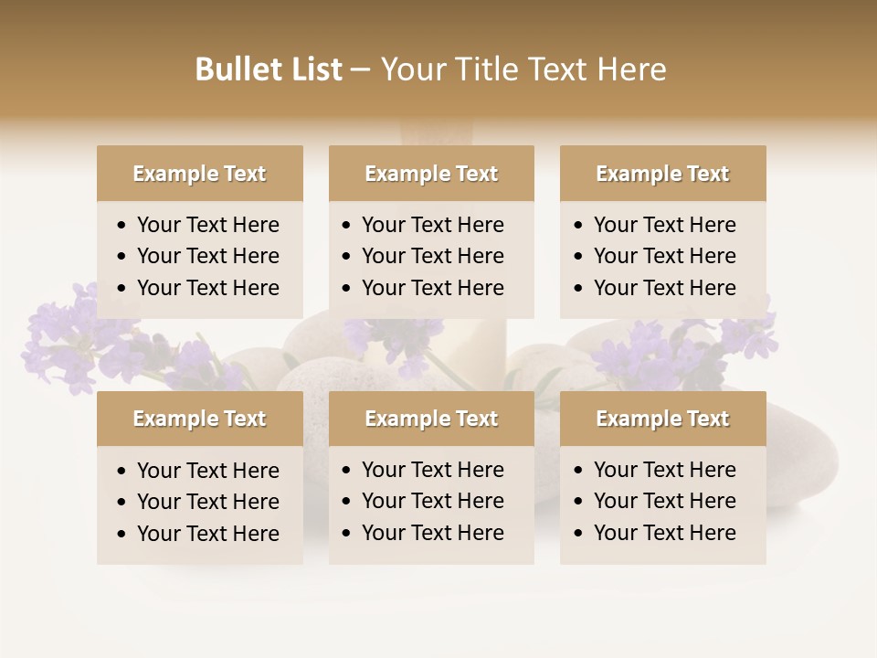 Closeup Beauty Object PowerPoint Template