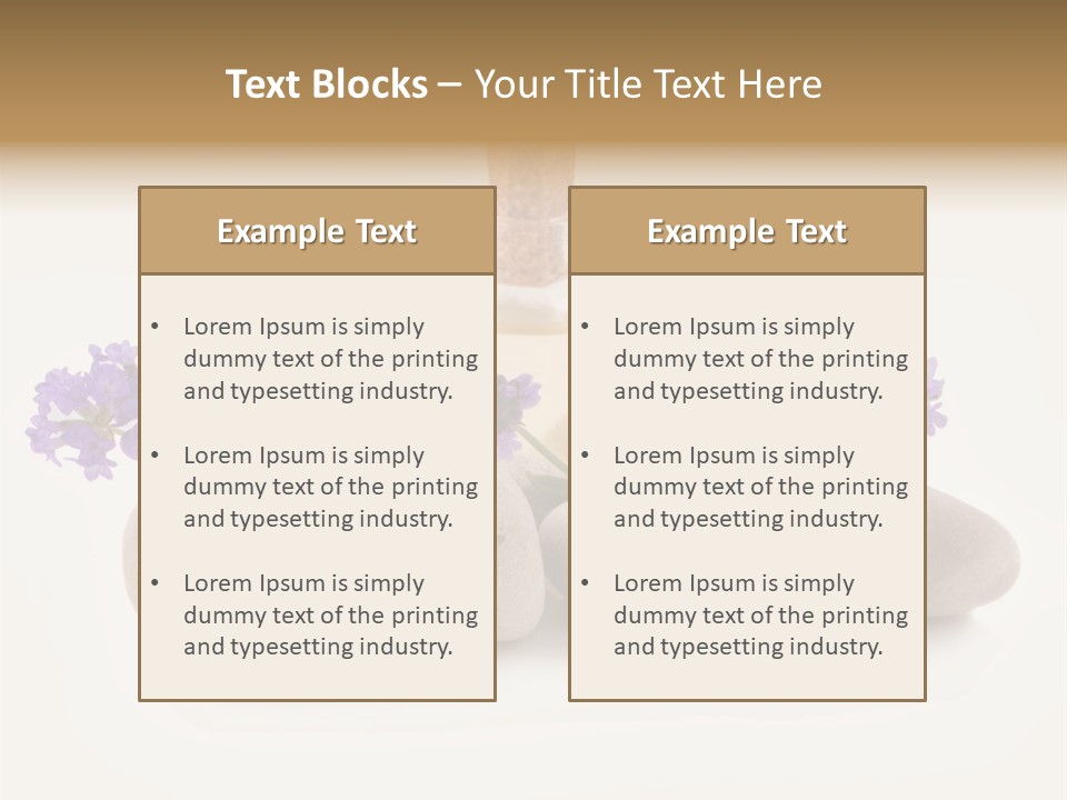 Closeup Beauty Object PowerPoint Template