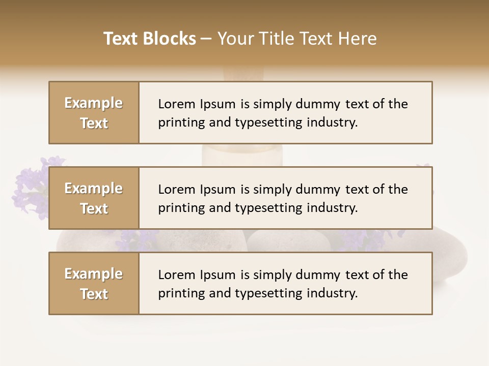 Closeup Beauty Object PowerPoint Template