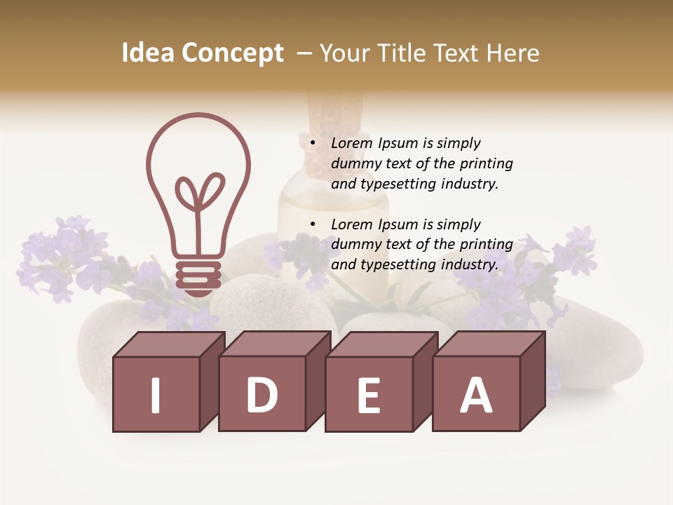 Closeup Beauty Object PowerPoint Template