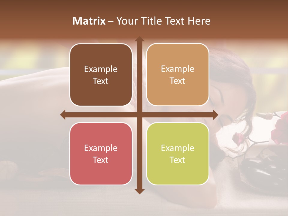 Beauty Green Treatment PowerPoint Template