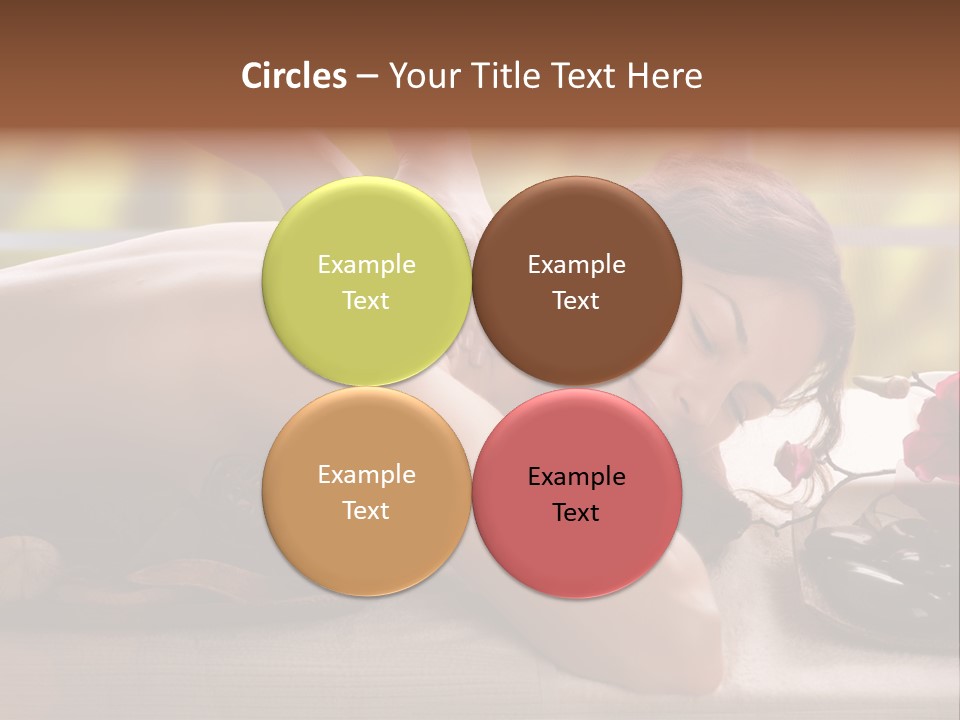 Beauty Green Treatment PowerPoint Template