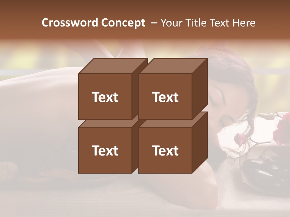 Beauty Green Treatment PowerPoint Template