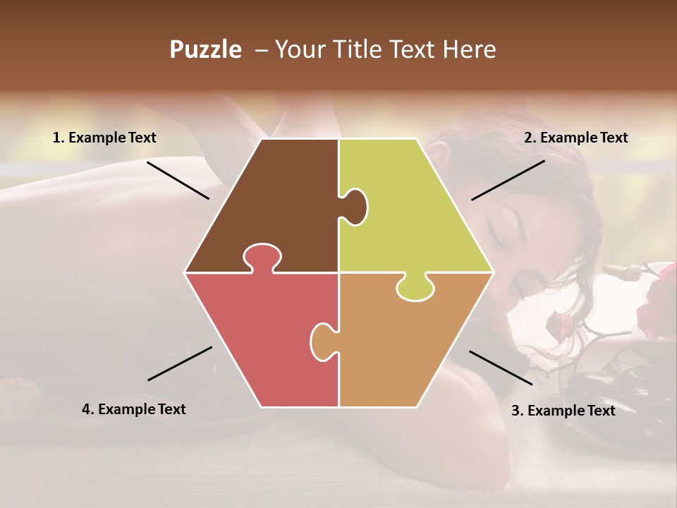 Beauty Green Treatment PowerPoint Template