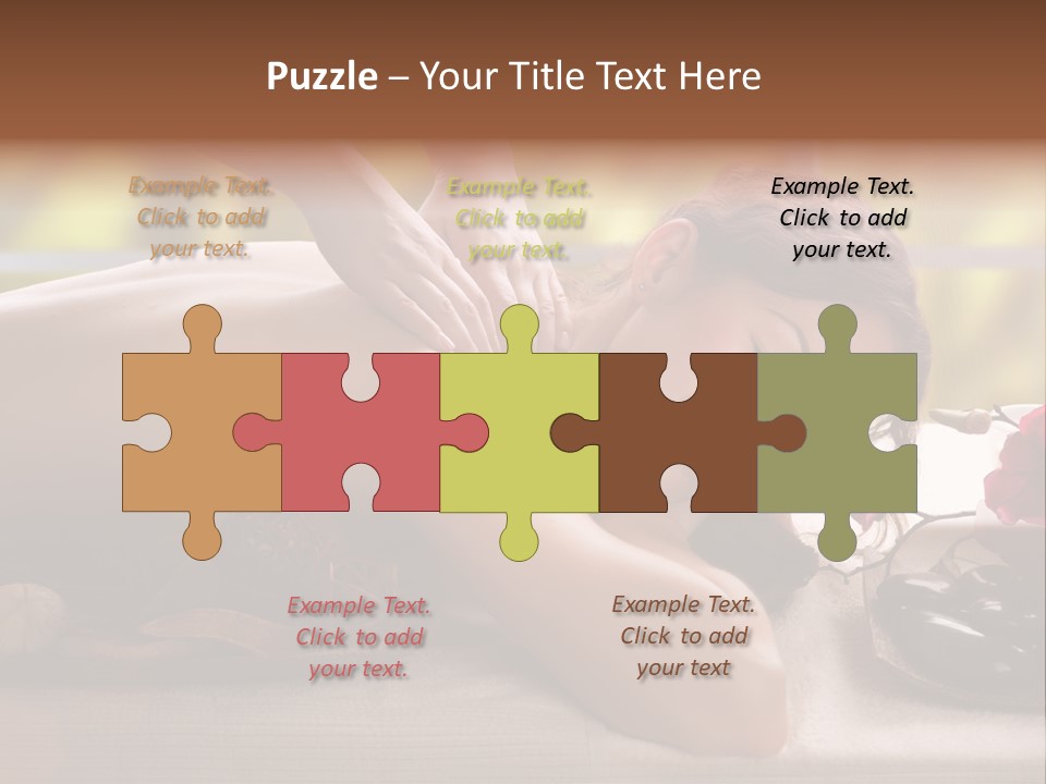 Beauty Green Treatment PowerPoint Template