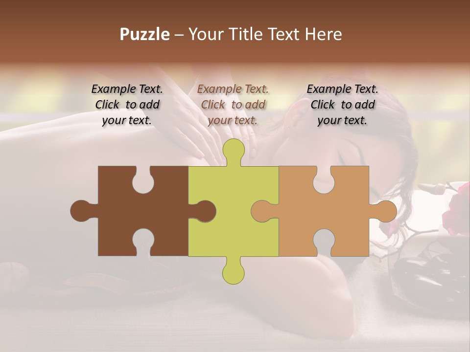 Beauty Green Treatment PowerPoint Template