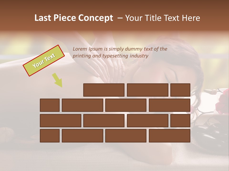 Beauty Green Treatment PowerPoint Template